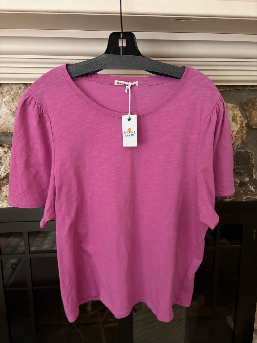 NWT Marine Layer Lula Puff Sleeve Top size XL